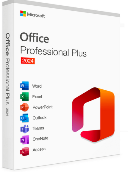 Microsoft Office 2024 Professional Plus ESD mit online-Aktivierung schneller Versand